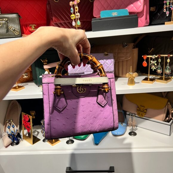 Stunning Gucci Tote Double G Diana Mini, comes with two straps - Picture 2 of 11